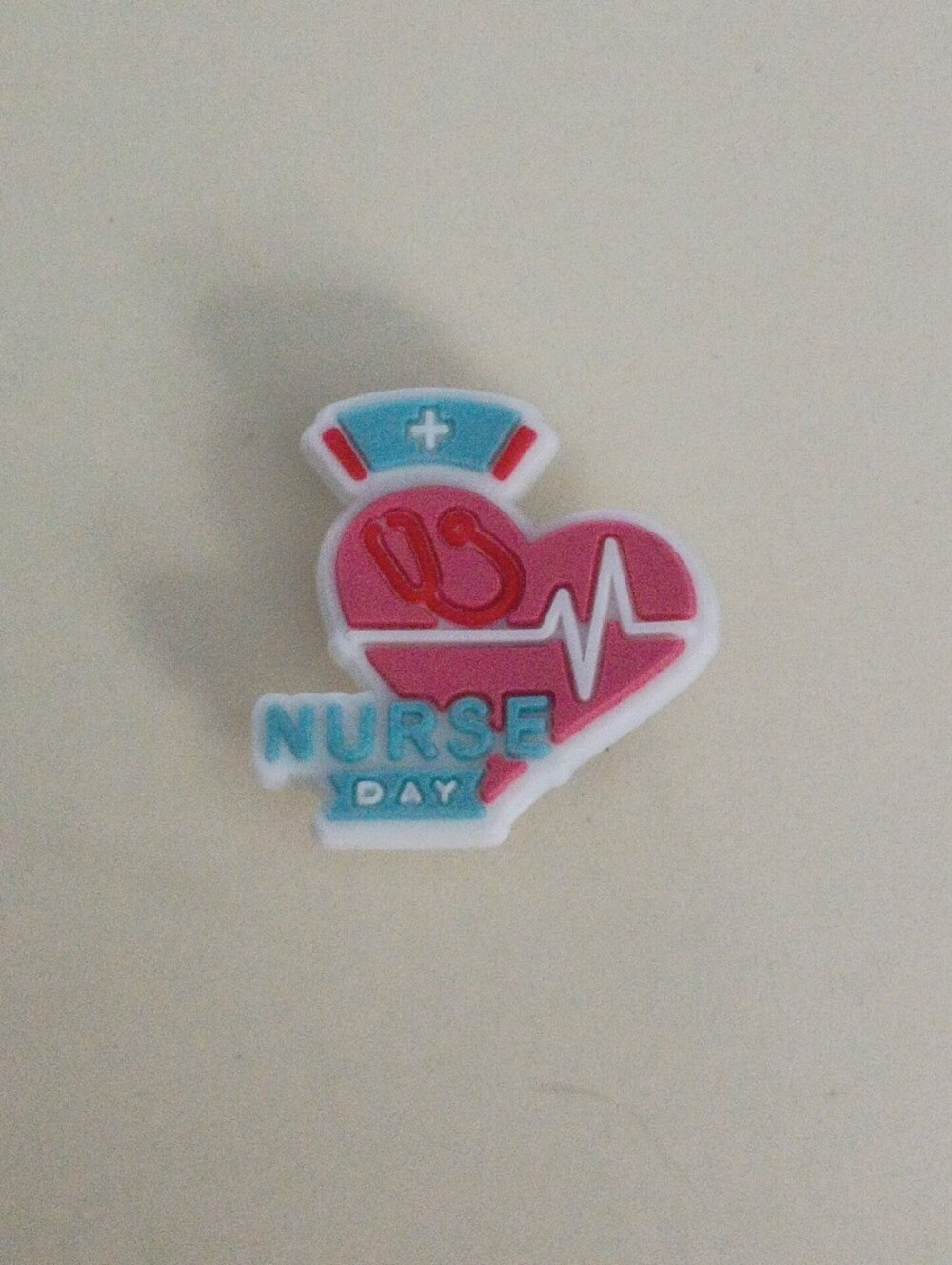 10 for $10 Jibbitz Croc Charms - Medical Nurse Day Heart Cap Stethoscope tLine